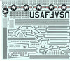 B-36 Peacemaker Standard Stencil Decals 1/72 WBD 72 003