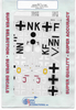 Super Scale Henschel Hs 129B Decals in 1/48  513