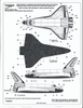 Warbird Decals, Space Shuttle Tile Decals, Details 1/72 034 For Monogram Kit