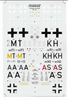 XTRADECAL Arado Ar-234B Blitz KG76, Kommando Sperling Decals 1/48  X008-48