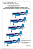 Warbird F4U-1A Corsair Decals 1/48 047, Greg 'Pappy' Boyington Aircraft, VMF-214
