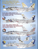 Bullseye, Fleet Tomcats, Colorful F-14A Tomcat Decals #2 1/48 024