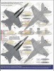 TWO BOBS F/A-18A Hornet, VFA-97 Decals 1/48 030 'Thoroughbred Warhawks'