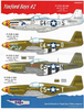 RARE Cutting Edge P-51 B/D Mustang, 'Yoxford Boys Part 2' Decals in 1/48 281