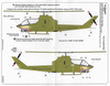 Warbird AH-1 Huey Cobra Decals 1/48 050, 3 Vietnam War Options