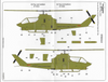 Warbird AH-1 Huey Cobra Decals 1/32 016, 3 Vietnam War Options