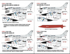 Caracal B-58 Hustler Markings, Decals 1/144 007, 19 Options Printed by Cartograf