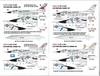 Caracal B-58 Hustler Markings, Decals 1/144 007, 19 Options Printed by Cartograf