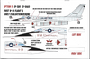 Caracal B-58 Hustler Markings, Decals 1/144 007, 19 Options Printed by Cartograf
