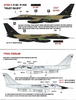 Caracal B-58 Hustler Markings, Decals 1/144 007, 19 Options Printed by Cartograf