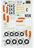 RARE Cutting Edge P-51 B/D Mustang, 'Yoxford Boys Part 2' Decals in 1/48 281
