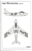 Warbird F-86 E, F Sabre Common Data, Stencil, ID Band Decals 1/48 025