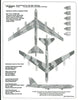 Gulf War, NASA B-52 G/H Stratofortress Decals 1/72 6 Options, SAC Time WBD 72021