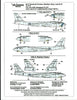 Hard to Find B-47 Stratojet Decals, Drones, Weather Navy 1/72 016