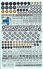WWII Allied Insignias, Seatbelts, Buzz Numbers, Roundels, More Decals 1/144 001