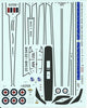 Warbird B-47 Stratojet Stencils, Common Marking Decals 1/72 015, Plus Canadian