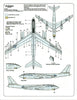 Warbird B-47 Stratojet Stencils, Common Marking Decals 1/72 015, Plus Canadian