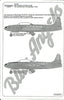 Warbird Blue Angels, Blue T-33 Decals 1/48, 2 Options WBD 48 008