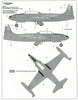 Warbird Blue Angels, Blue T-33 Decals 1/48, 2 Options WBD 48 008