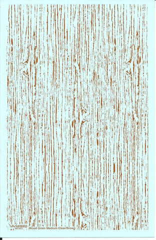 Warbird Decals Medium Wood, Brown Grain Decals 1/48 or larger WBD 48031