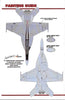 Afterburner F/A-18F Super Hornet VFA-41 Black Aces Decals in 1/48 011 DO