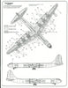 B-36 Peacemaker Standard Stencil Decals 1/72 WBD 72 003