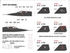 Caracal Models SR-71 Blackbird Decals Part II 1/48 101, 16 Options