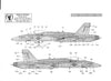 Eagle Strike F/A-18C Hornet Decals 1/72 019 VFA-192, VFA-151 , CAG Aircraft