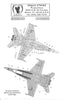 Eagle Strike F/A-18C Hornet Decals 1/72 019 VFA-192, VFA-151 , CAG Aircraft