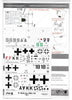 OWL WWII German Nightfighters 'Nachtjager' Decals 1/72 001, Bf-110, He-219, Bf-109 G-6, Ju-88 G1