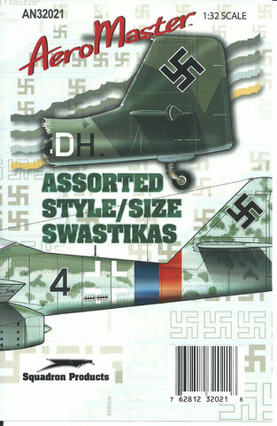 AeroMaster Assorted Style, Size Swastikas 1/32 AMD 32 021