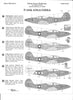 Three Guys Replicas P-39Q Airacobra Decals 1/48 014, 6 Options