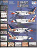 Two Bobs F-100C Super Sabre USAFE Skyblazers Decals 1/48 208