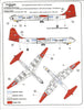 Warbird B-36 Peacemaker Decals 1/144 07 Stencils, Silver Screen SAC Option Plus 3