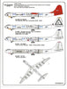 Warbird B-36 Peacemaker Decals 1/144 07 Stencils, Silver Screen SAC Option Plus 3