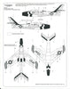 USAF Thunderbirds F-84F Thunderstreak Decals 1/48 WBD 010 for Monogram, Kinetic