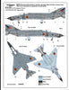 Colorful, Japanese F-4EJ Phantom Decals 1/48 034 7 Options