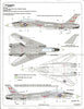 Warbird F-14A Tomcat, Cold Lake, Alberta Canada, Decals 1/48 045