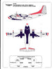 Warbird USAF Thunderbirds C-123 Provider (1960-61) Decals 1/72 035