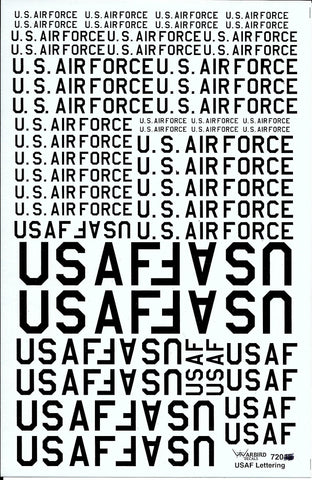 Warbird US AIR FORCE, USAF  Decals 1/72 046