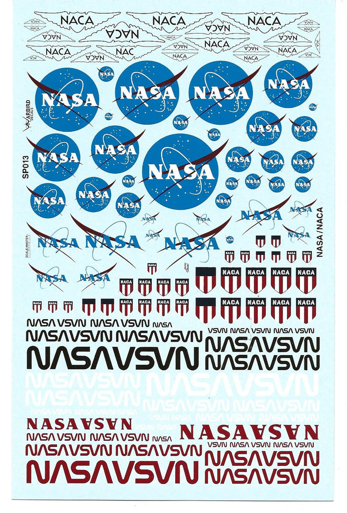 Nasa Plane Decals