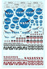 NASA / NACA Badges, Lettering, Emblem Decals, 1/144, 1/72, 1/48 (Multi-Scaled)  SP 013