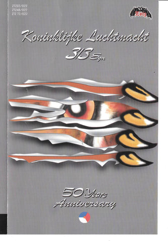 Zotz Dutch 313 Sqn, F-16, 50 Years Ann., Koninklijke Luchtmacht Decals 1/32 022