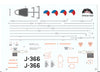 Zotz Dutch 313 Sqn, F-16, 50 Years Ann., Koninklijke Luchtmacht Decals 1/32 022